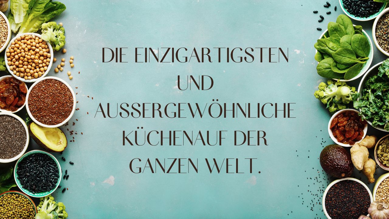 Die einzigartigsten und aussergewöhnliche küchenauf der ganzen Welt.